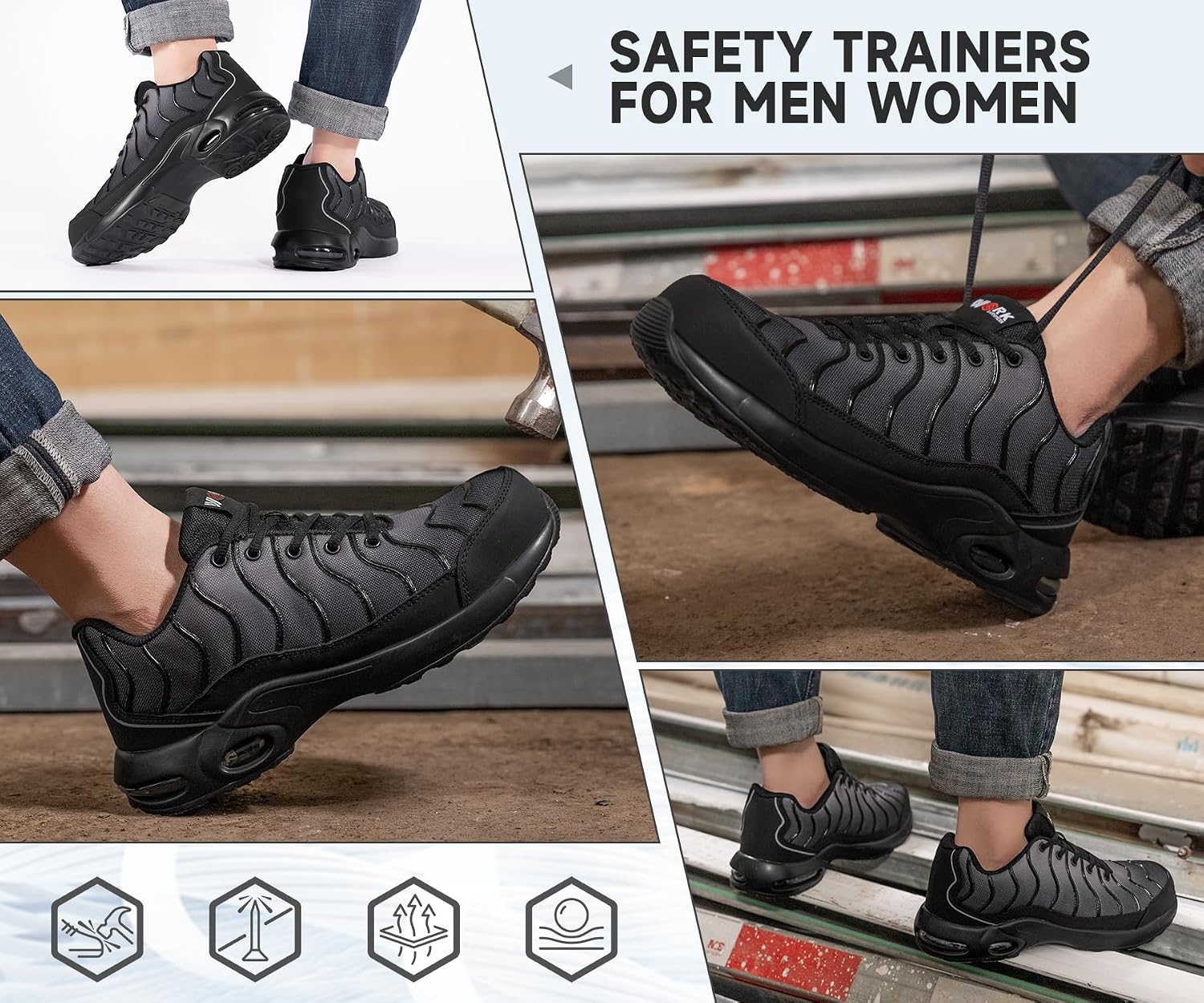 Thumbnail 6 de LARNMERN Safety Trainers 2.5–14UK