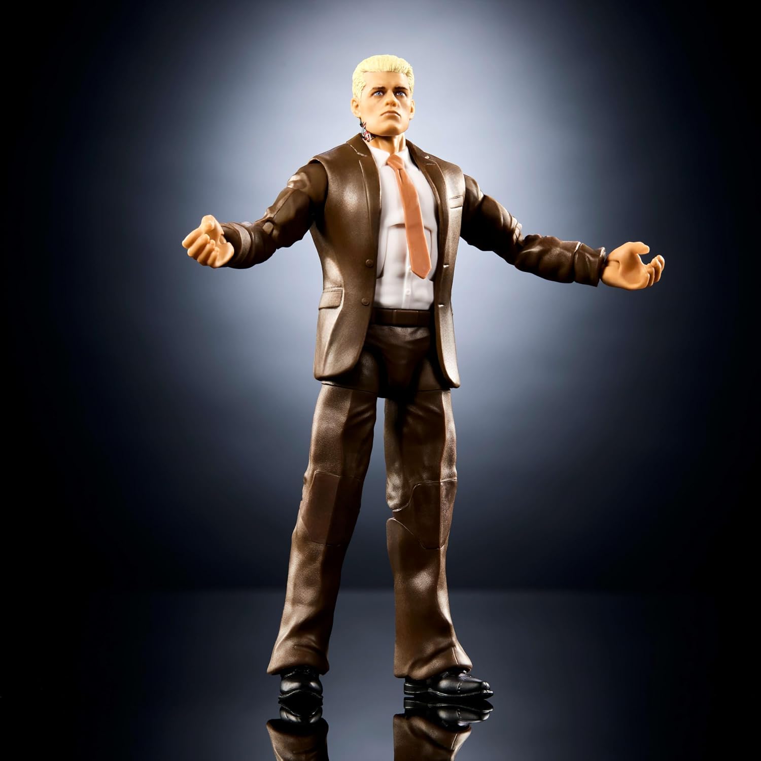 Detalle de Mattel WWE Figurine articulée Élite Cody Rhodes 15 cm – JCJ31, 25 points d’articulation