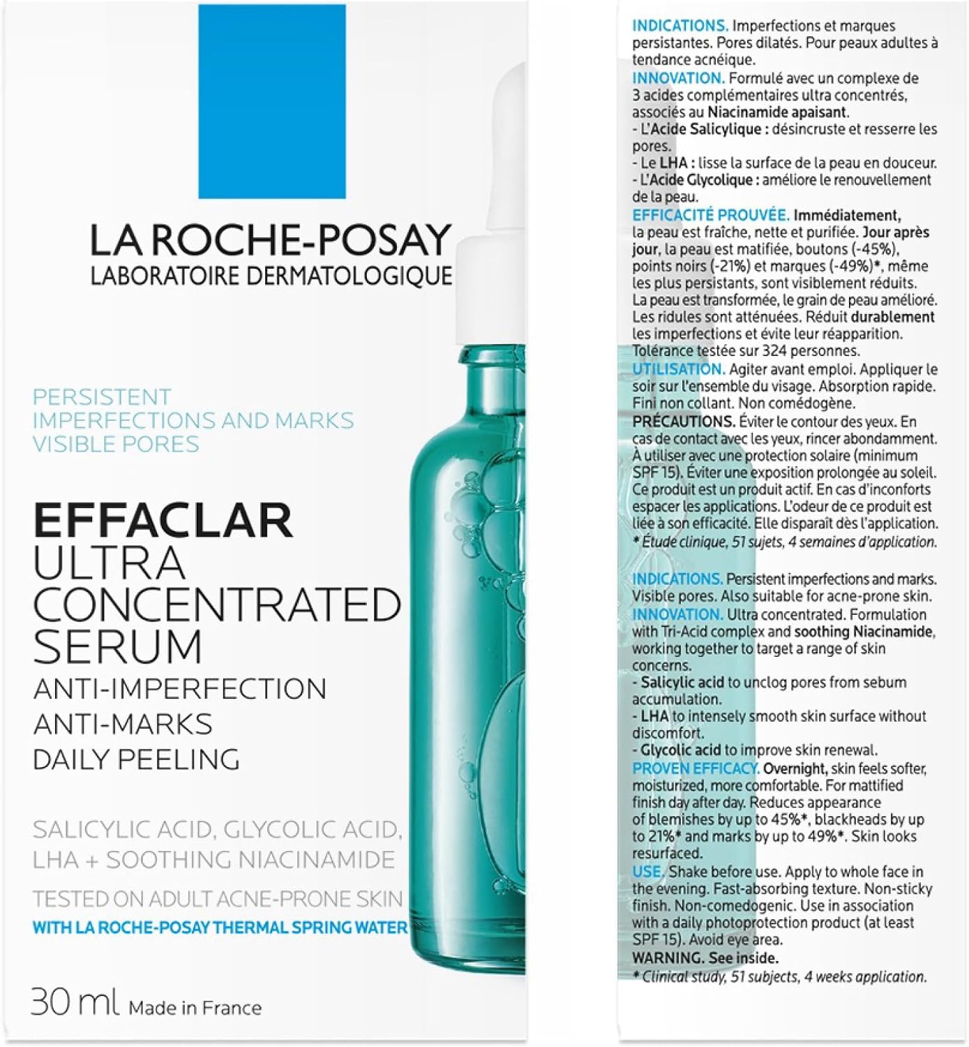Detalle de La Roche-Posay Effaclar Anti-Aging Facial Serum