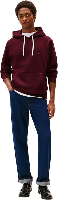 Detalle 2 de Tommy Hilfiger Hoodie Seasonal Fleece Rojo M