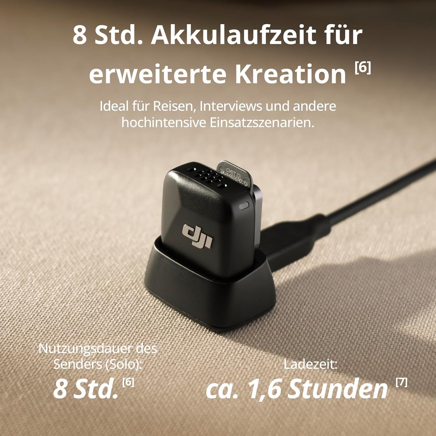 Detalle 2 de DJI Mic Mini Sender Funkmikrofon