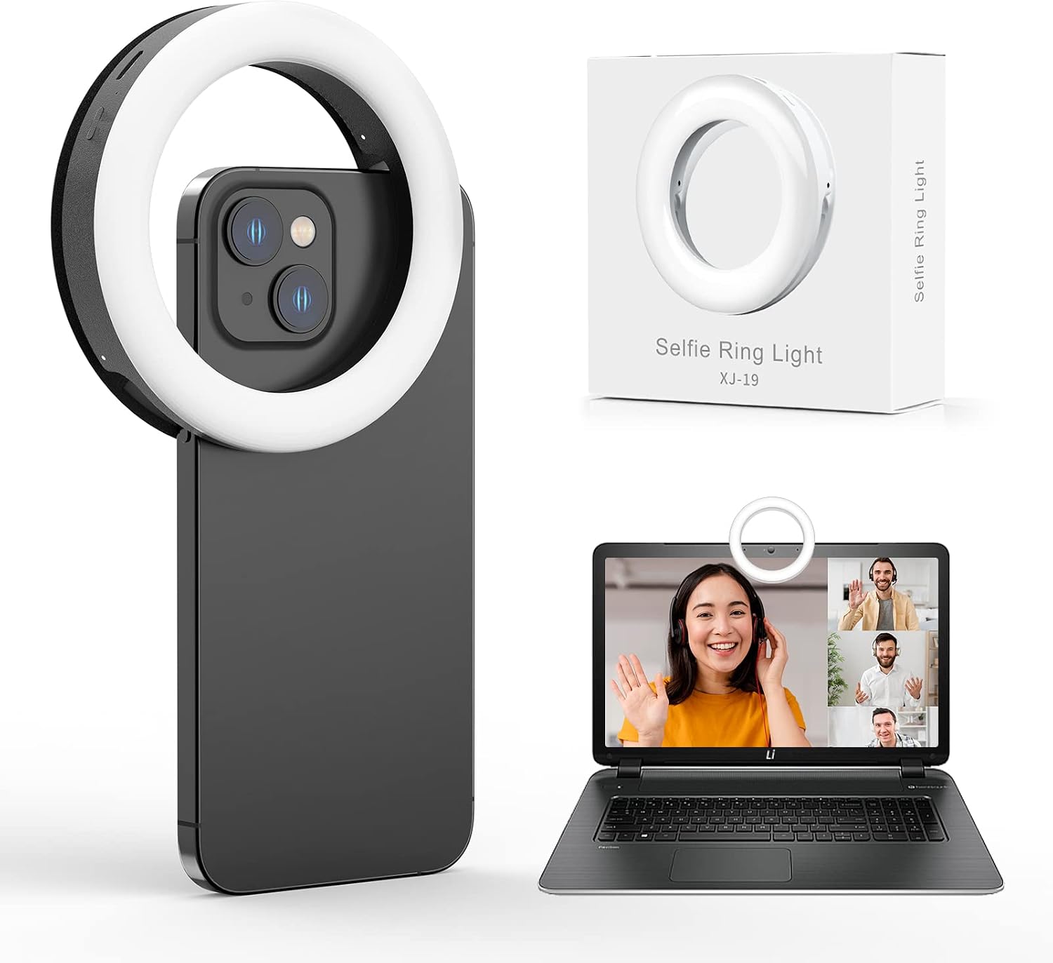 Detalle de Selfie Licht Ringlicht Handy 9 cm