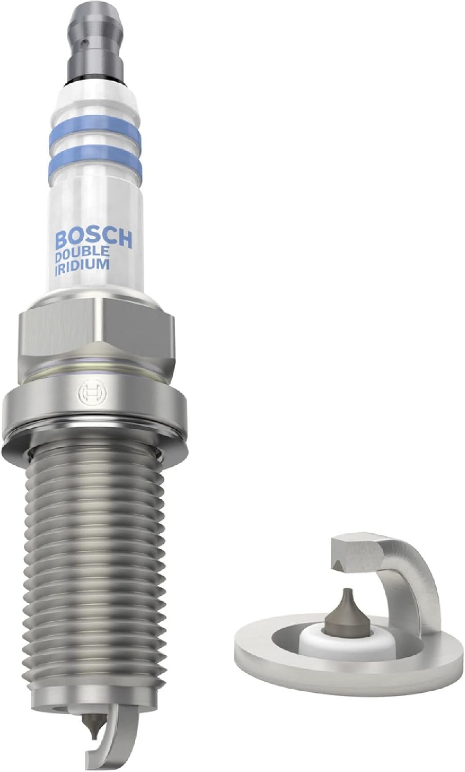 Detalle de Bosch FR8MII33X – Bougie d'allumage Double Iridium, 1 bougie