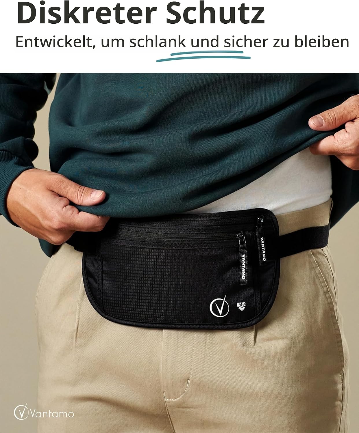 Detalle 2 de Vantamo Bauchtasche 40–90 cm