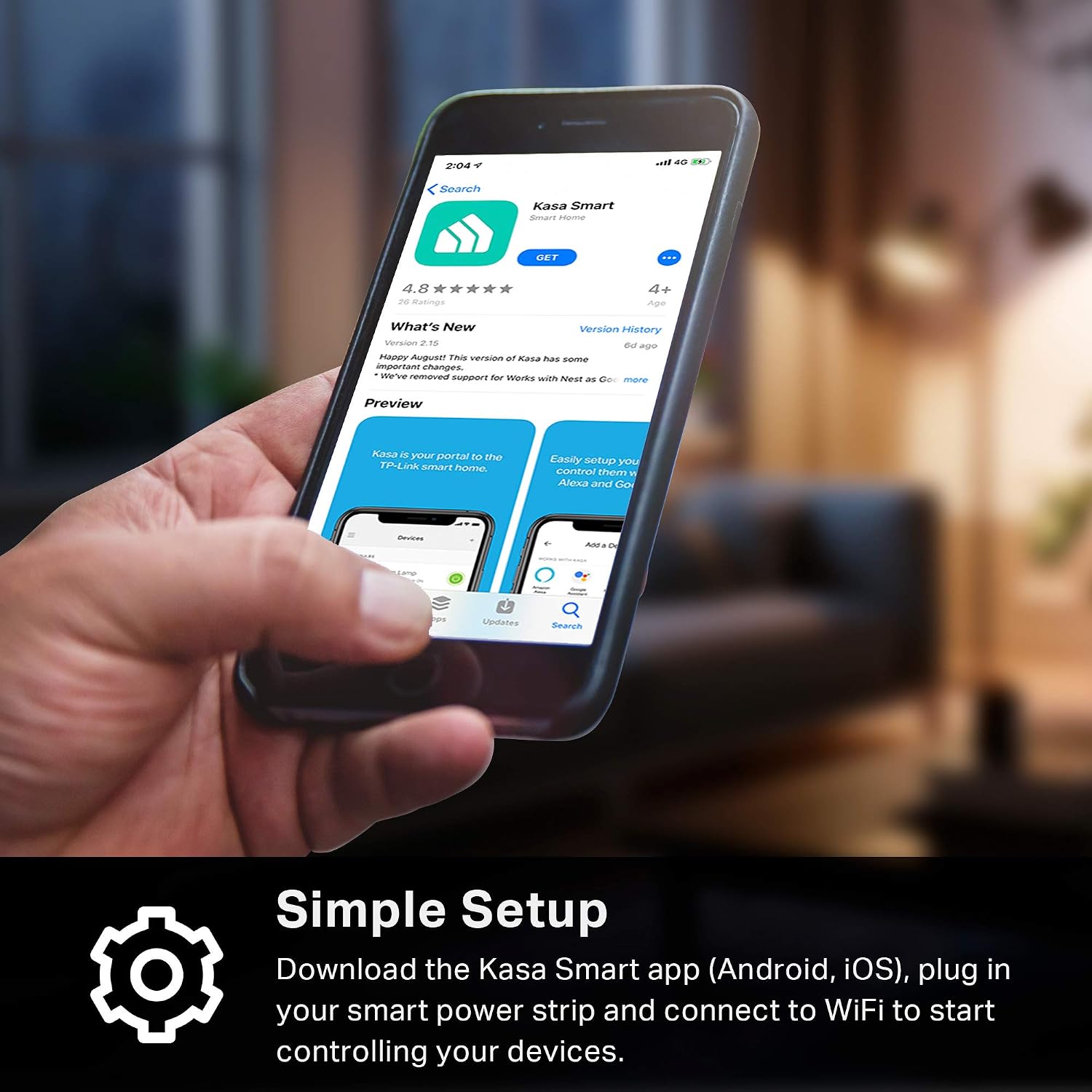 Thumbnail 6 de Kasa KP303 Smart Power Strip with 3 Outlets and 2 USBs ๐
