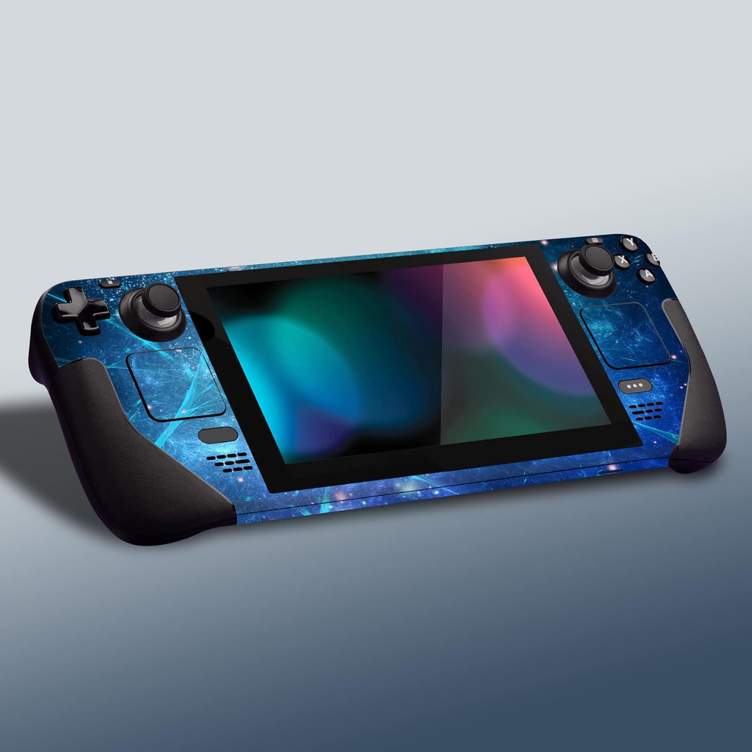 Detalle de PlayVital Full Set Skin for Steam Deck (LCD) / OLED — Blue Nebula