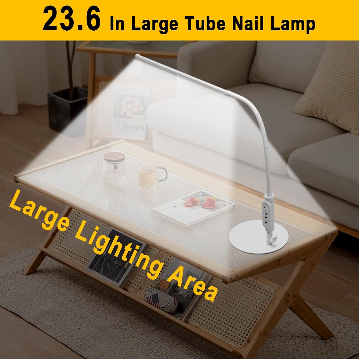 Thumbnail 1 de CGBE Lampada da Tavolo per Unghie 60 cm: Illuminazione flessibile e neutra per manicure