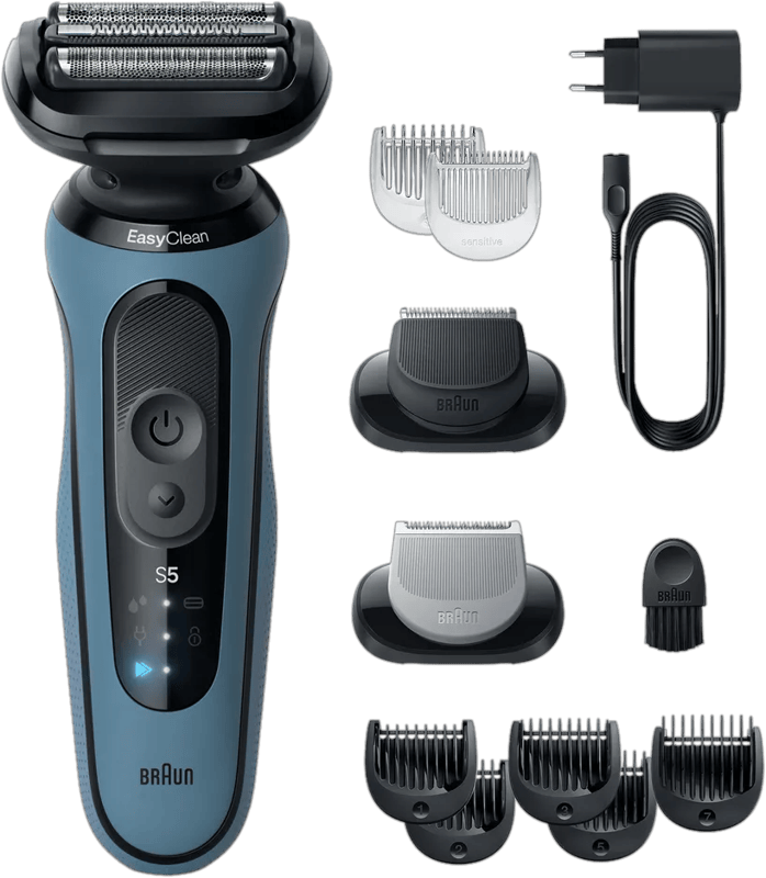 Detalle de Braun Series 5 52-A1650S Azure trimmer 🔪