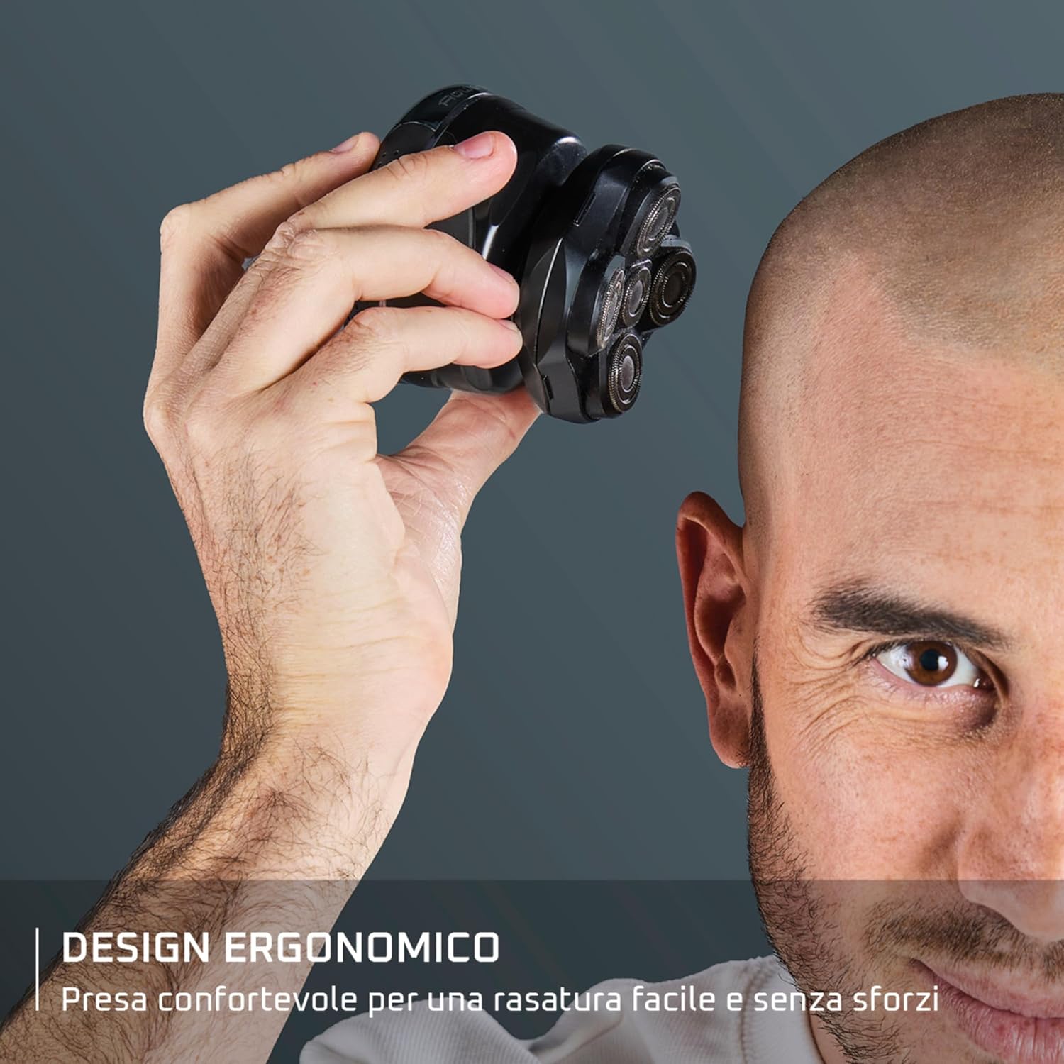 Detalle 2 de Rowenta GentleBald TN3110E0: rasoio a 5 testine in titanio con tecnologia GentleSkin