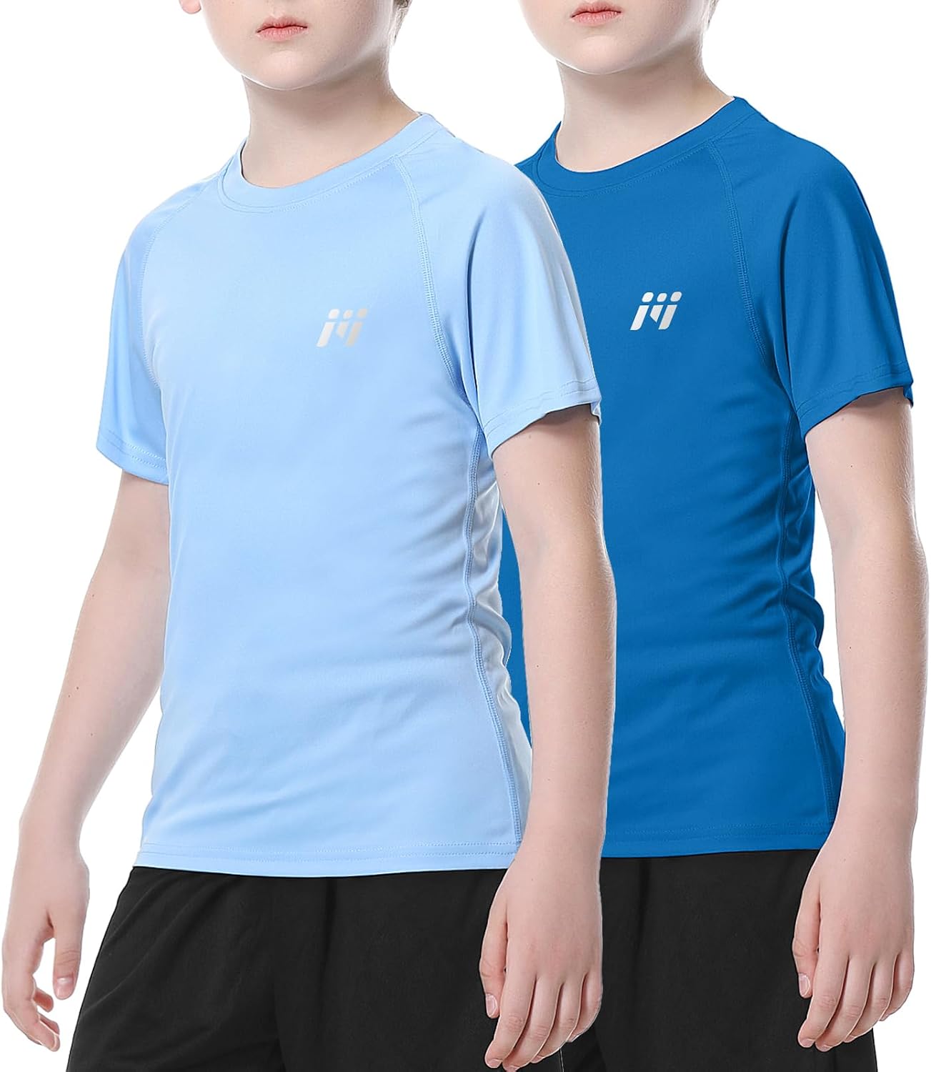 Detalle de MEETWEE T-Shirt de Bain à Manches Courtes pour Garçon – UPF50+ et Séchage Rapide