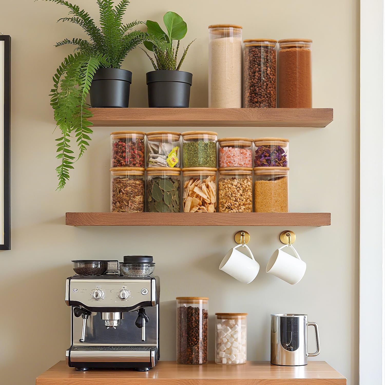 Thumbnail 4 de ComSaf 1 Qt Glass Storage Containers 🥫