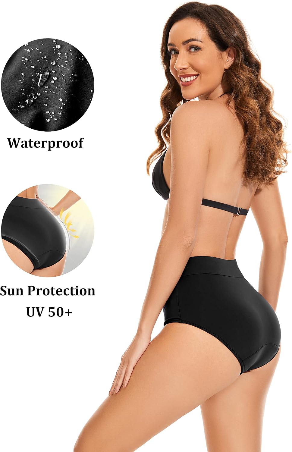 Thumbnail 3 de OVRUNS Period Swimwear Leakproof Bikini Bottoms: Waterproof Swim Bottoms for Light Leaks