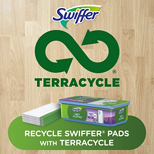 Detalle de Swiffer Sweeper Wet Mopping Cloths Multi Surface Refills with Febreze Lavender, 36 Count