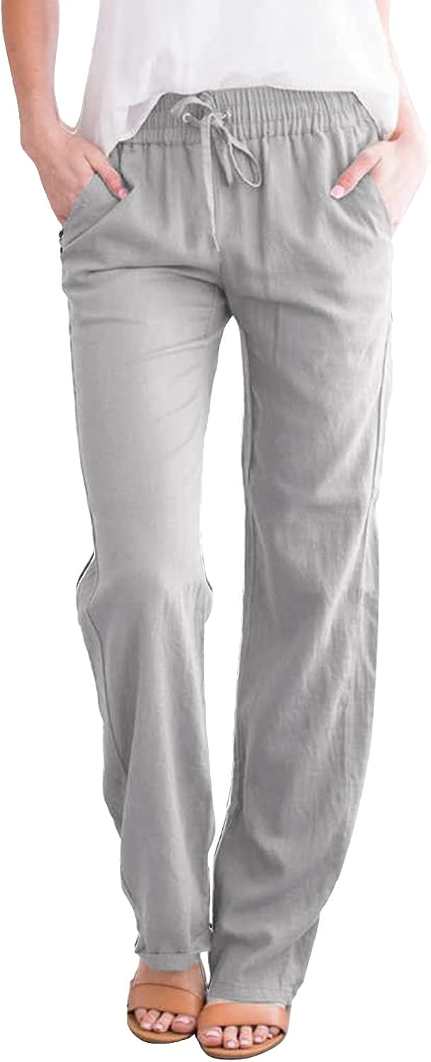 Thumbnail 6 de Pantaloni Donna Yuson Donna – Cotone e Lino, coupoule con Coulisse, Tasche