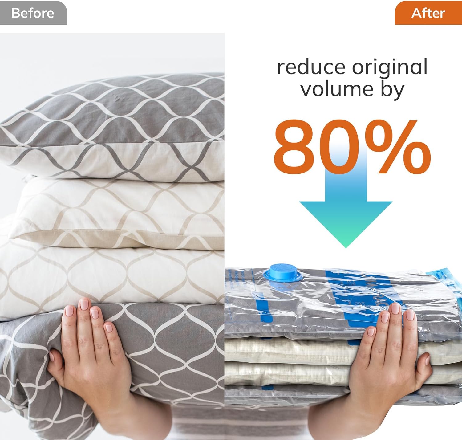 Detalle de Vacuum Compression Storage Bags 15 Pack