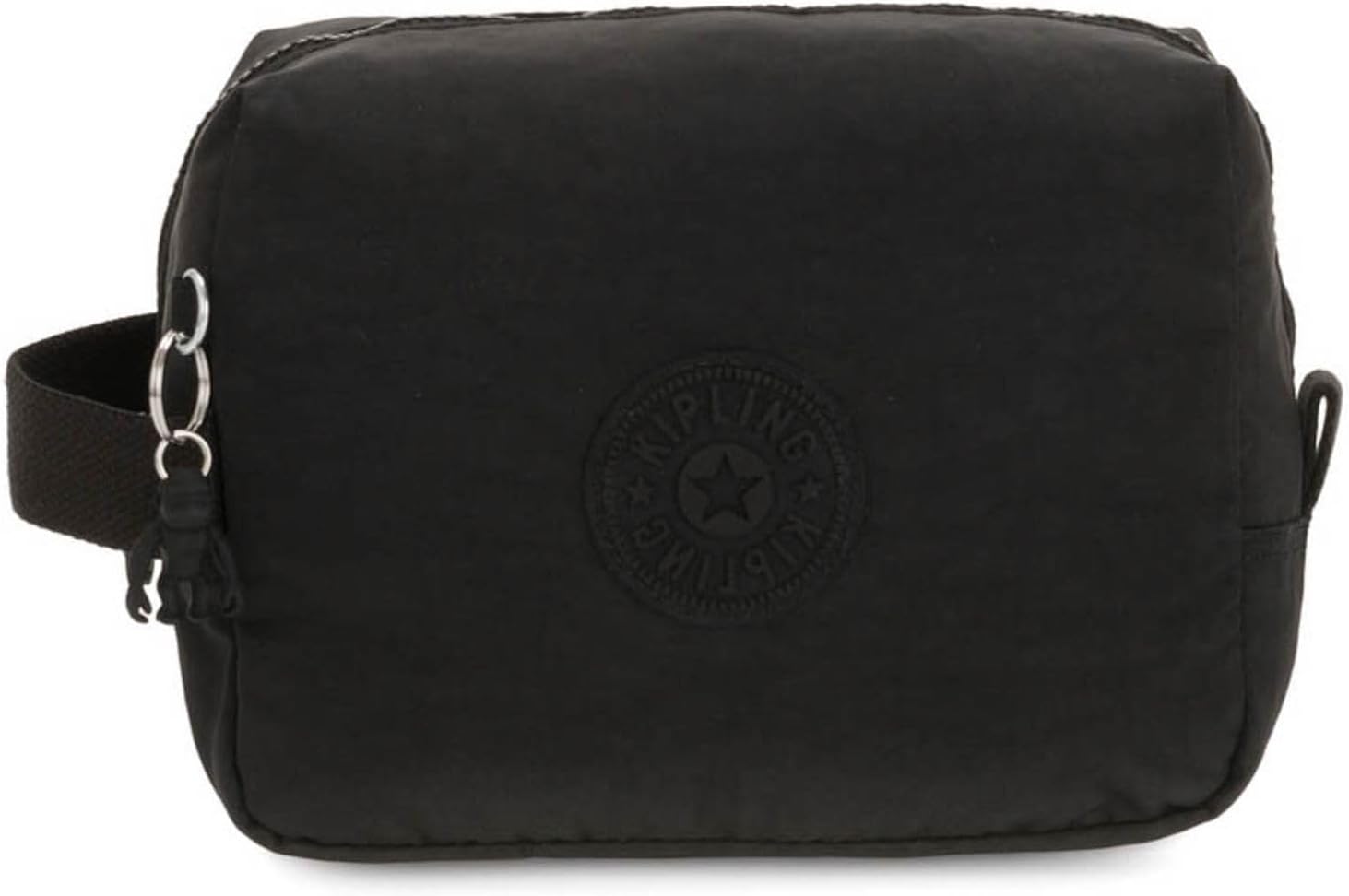 Detalle de Kipling PARAC Große Kosmetiktasche Black Noir (Schwarz) – großer Kulturbeutel für Reisen