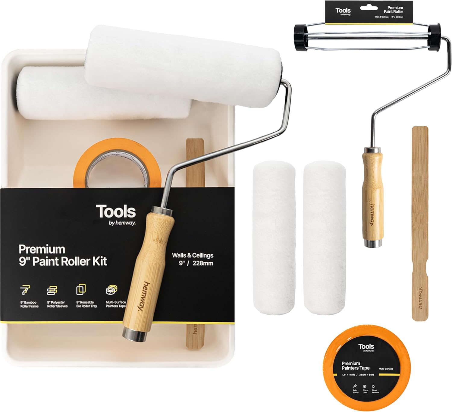 Detalle de Hemway 9in Paint Roller Set