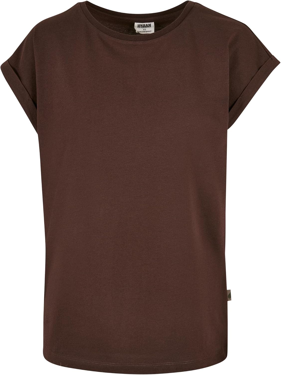 Detalle de Urban Classics T-shirt organique pour femme à manches courtes, noir (taille Large)