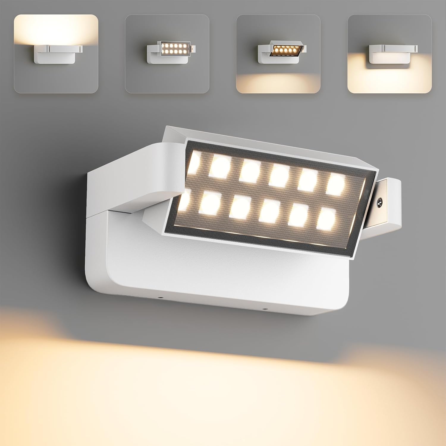 Detalle de Aipsun 24W LED applique esterno 1500 lumen