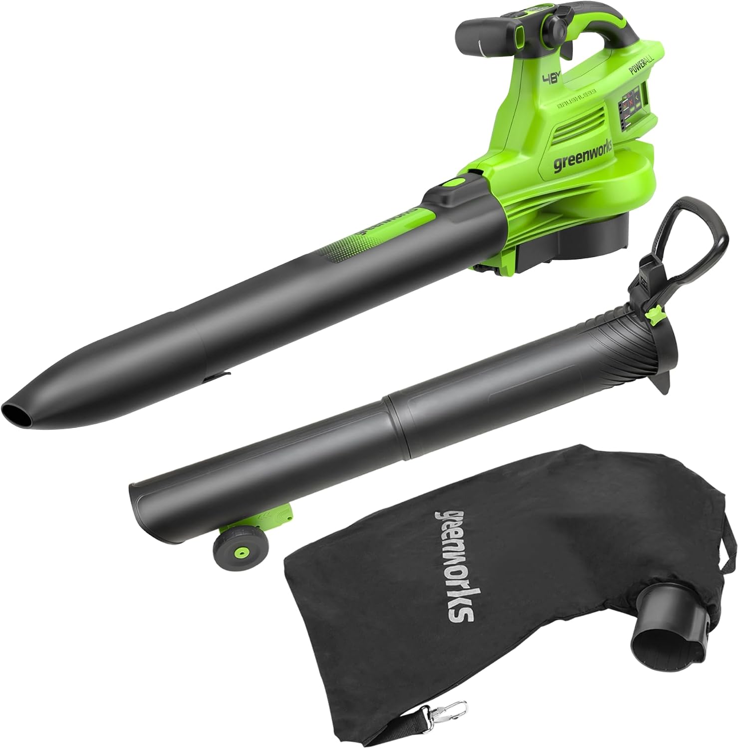 Greenworks 48V Aspiratore Soffiatore 386 km/h