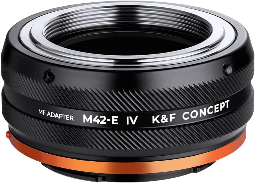 Thumbnail 1 de K&F CONCEPT Lens Mount Adapter M42-NEX IV – M42-Objektive manuell an Sony E Mount nutzen