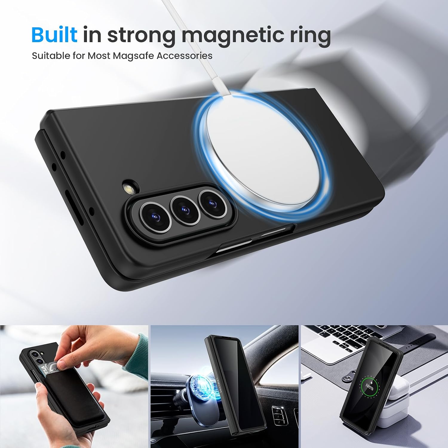Thumbnail 3 de Ruky Z Fold 5 Magnetic Case 5G