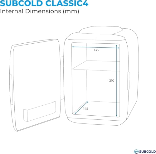Thumbnail 7 de Subcold Classic4 Mini Fridge: 4L Thermoelectric Cooler & Warmer