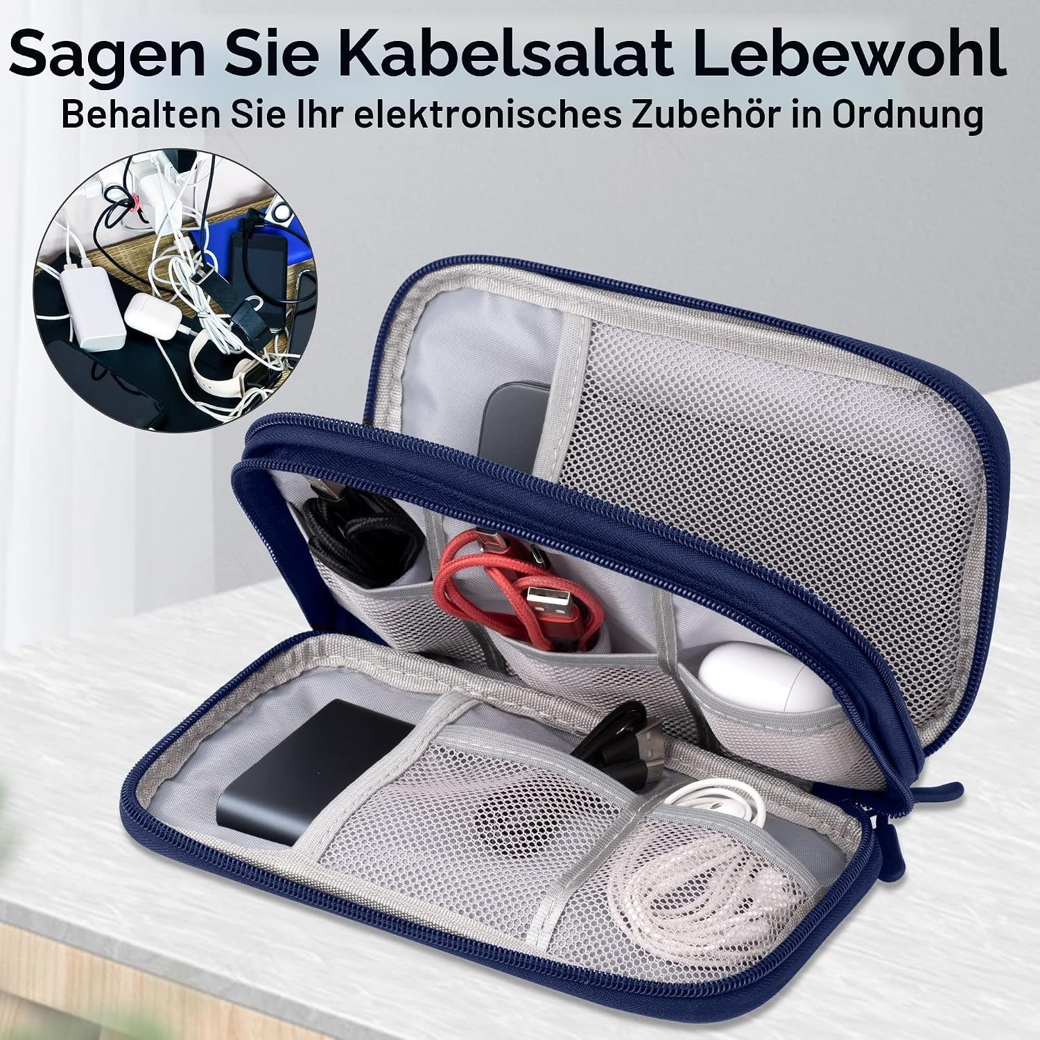 Thumbnail 4 de Arae Elektronik Zubehör Organizer Kabeltasche