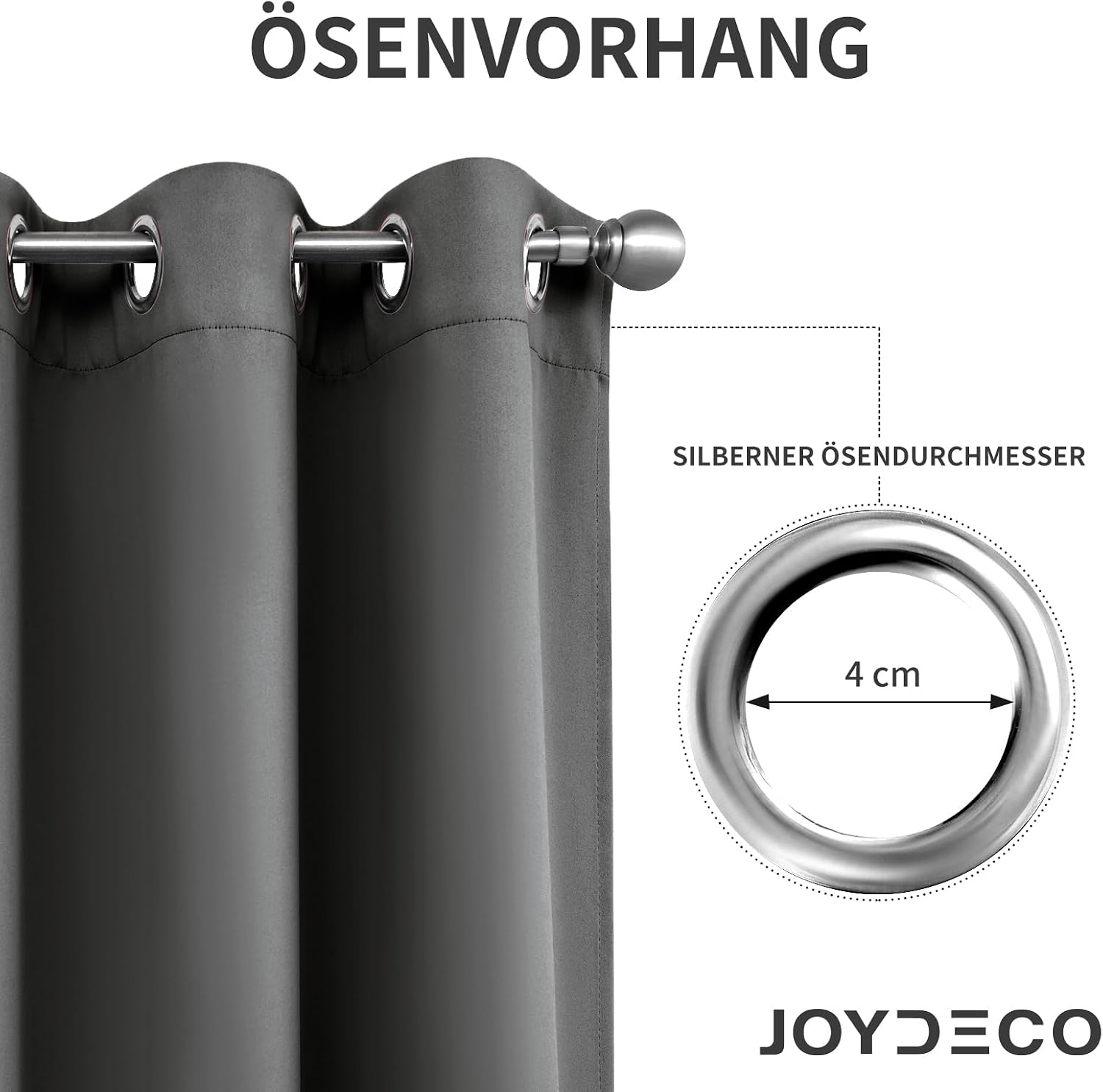Thumbnail 3 de Joydeco Blickdichte Vorhänge 200 x 140