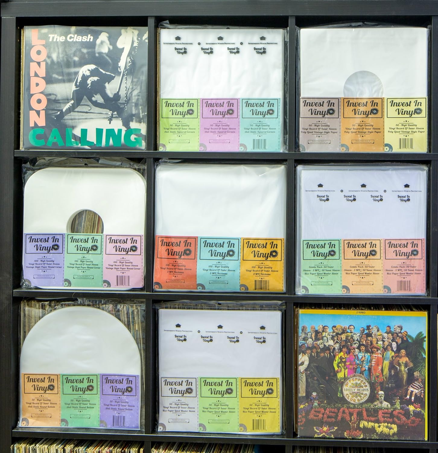 Thumbnail 6 de Invest In Vinyl 100 LP Sleeves Combo Pack (50 Outer & 50 Inner) for 12" Vinyl Records