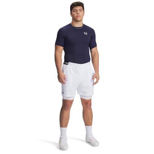 Thumbnail 2 de Under Armour UA HG Armour Comp SS Shirt para hombre: camiseta HeatGear superligera con ventilación estratégica