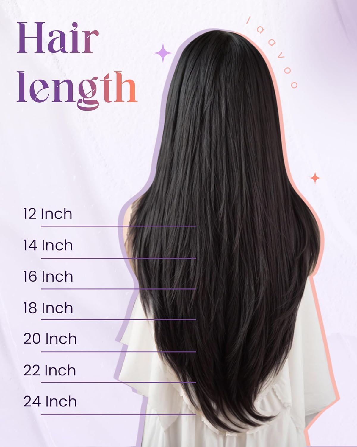 Thumbnail 6 de LaaVoo Tressen-Extensions aus Echthaar (Braun, #4) zum Einnähen – 60 cm, 100 g
