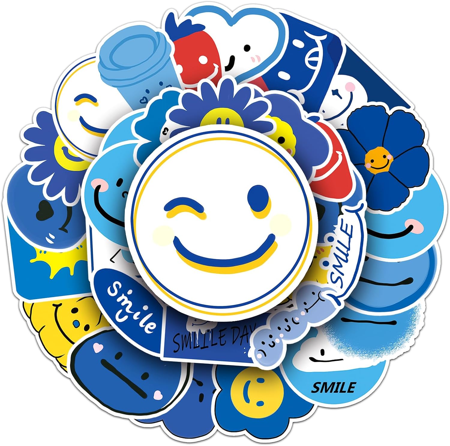 Detalle 2 de Sanyeyufeng Vinyl Stickers, 50-Pack