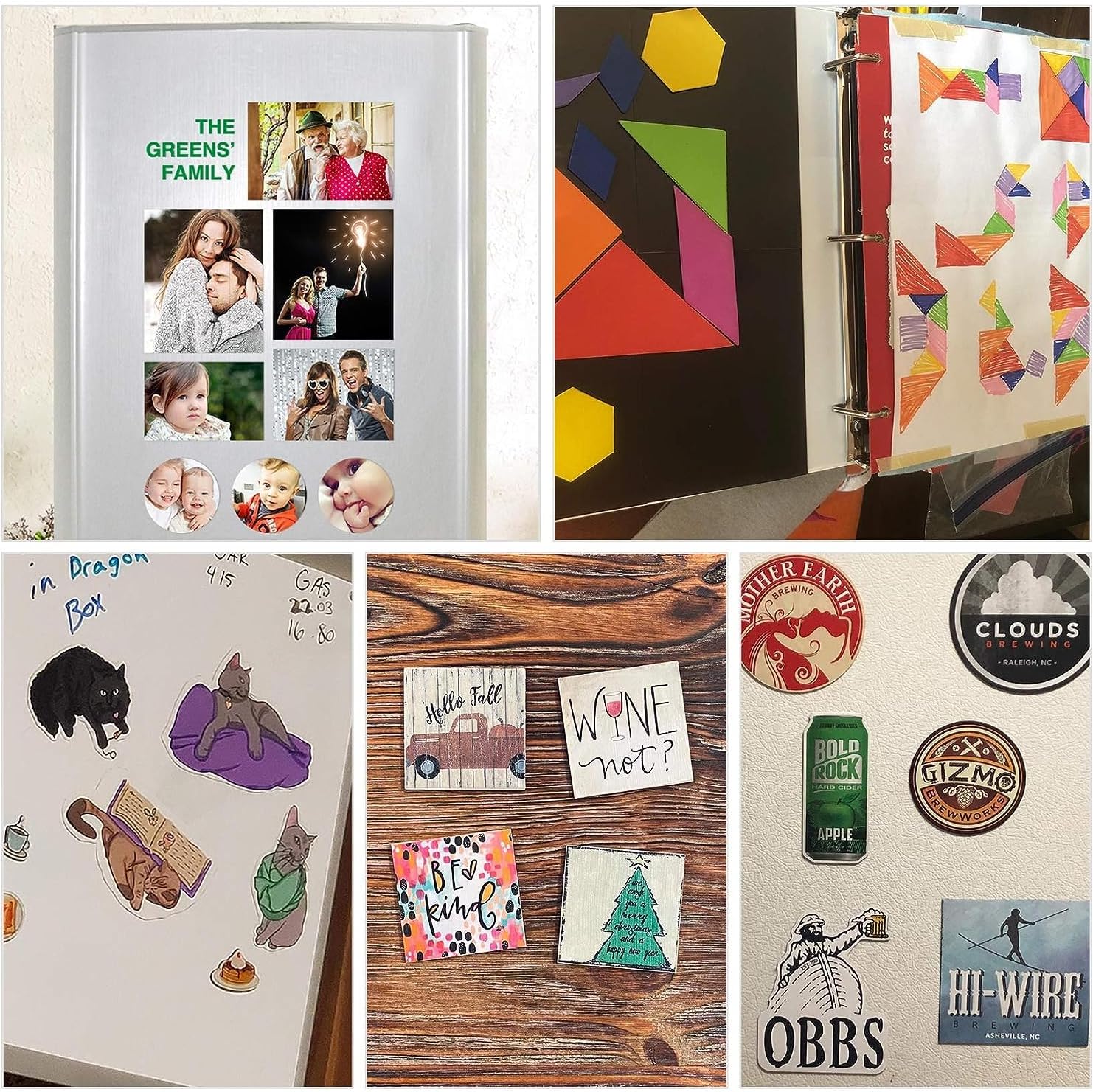 Detalle 2 de FINDMAG Decorative Magnet Sheets, 12 Pack 4 x 6 Inches – Premium Strong Adhesive, Flexible Self-Adhesive Magnets