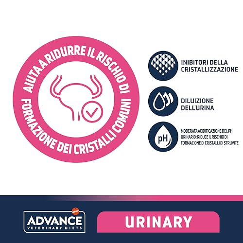 Detalle de Advance Veterinary Diets Urinary per Gatti – Cibo da 8 kg per problemi del tratto urinario