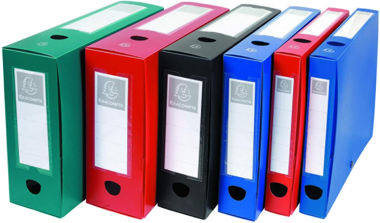 Thumbnail 2 de Exacompta Sammelbox OPAK 80 mm mit Druckknopf (10er-Pack, rot) für DIN A4