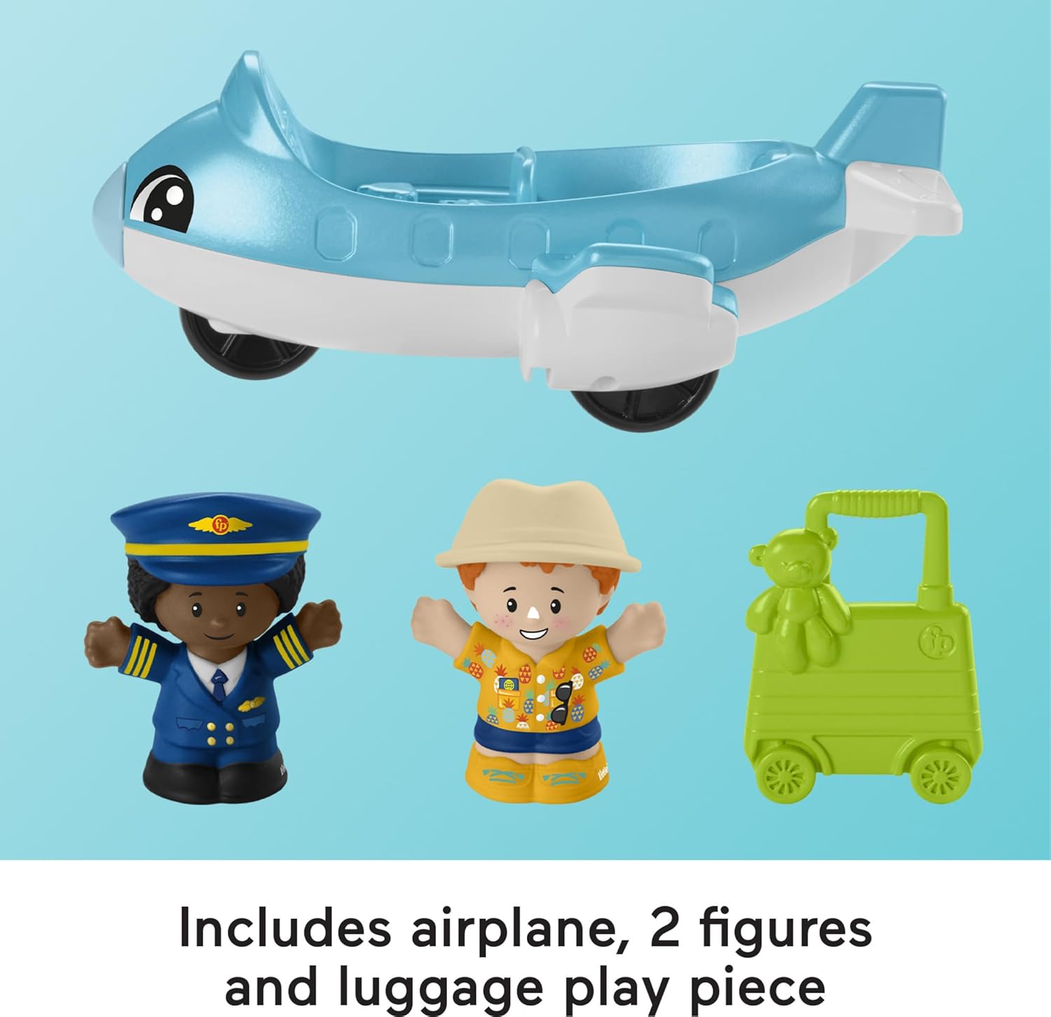 Thumbnail 4 de Fisher-Price Little People Daily Adventures Airport Playset with Plane (HTJ26)