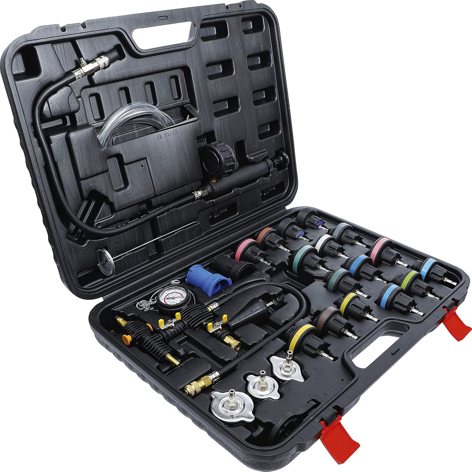 Detalle 2 de BGS Do it yourself 98098 Radiator Pressure and Cooling System Tester, 27-Piece