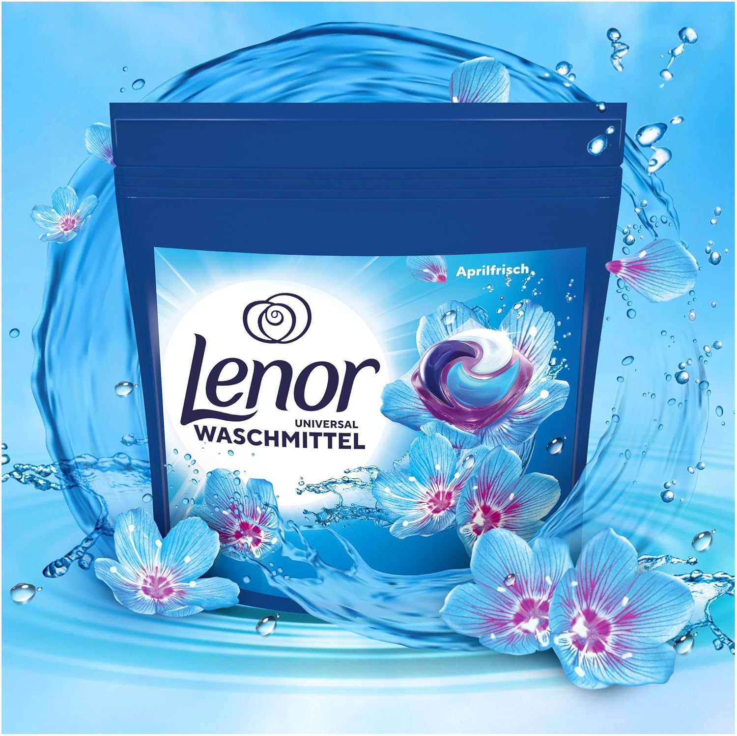 Detalle 2 de Lenor Waschmittel Pods 76 Waschladungen Aprilfrisch