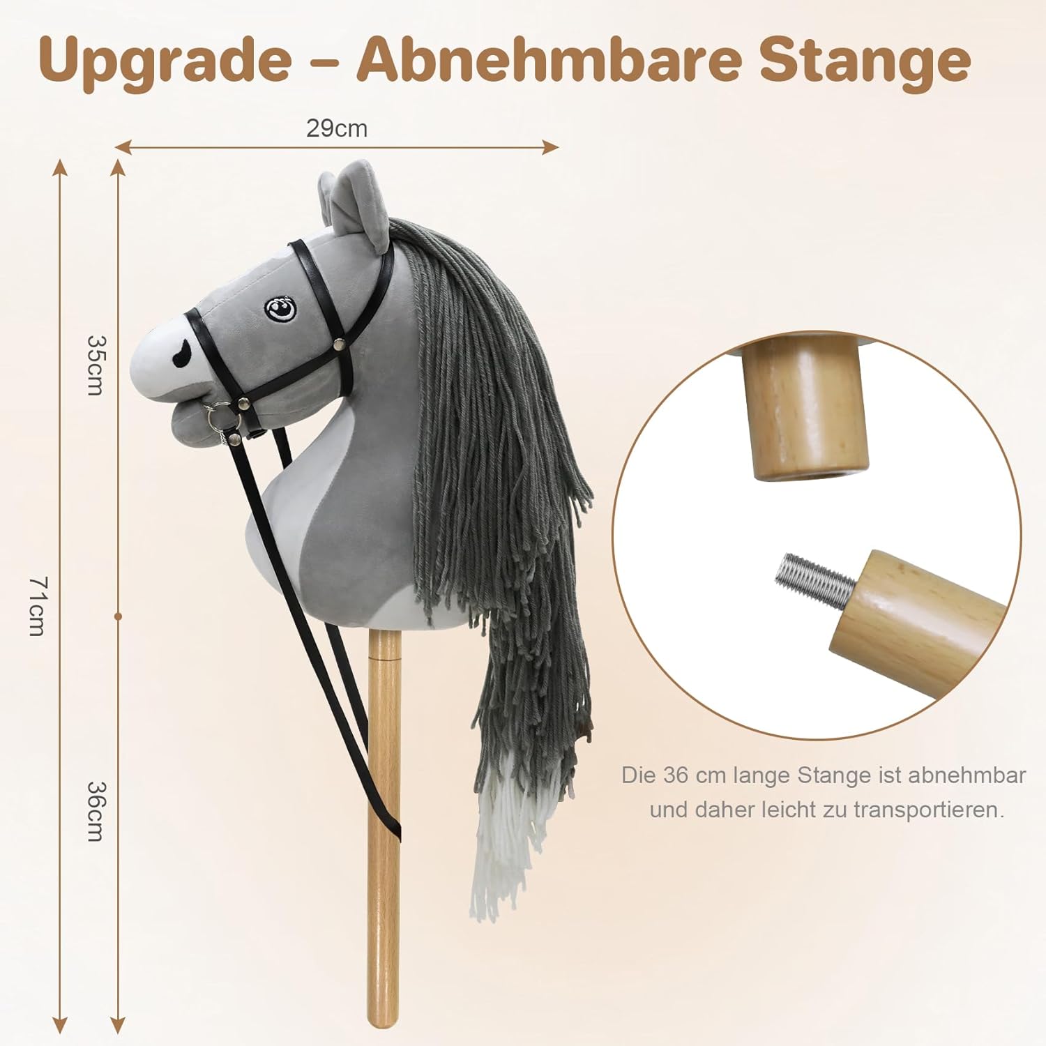 Thumbnail 4 de Sealong Hobby Horse Großes Steckenpferd für Kinder 🐴