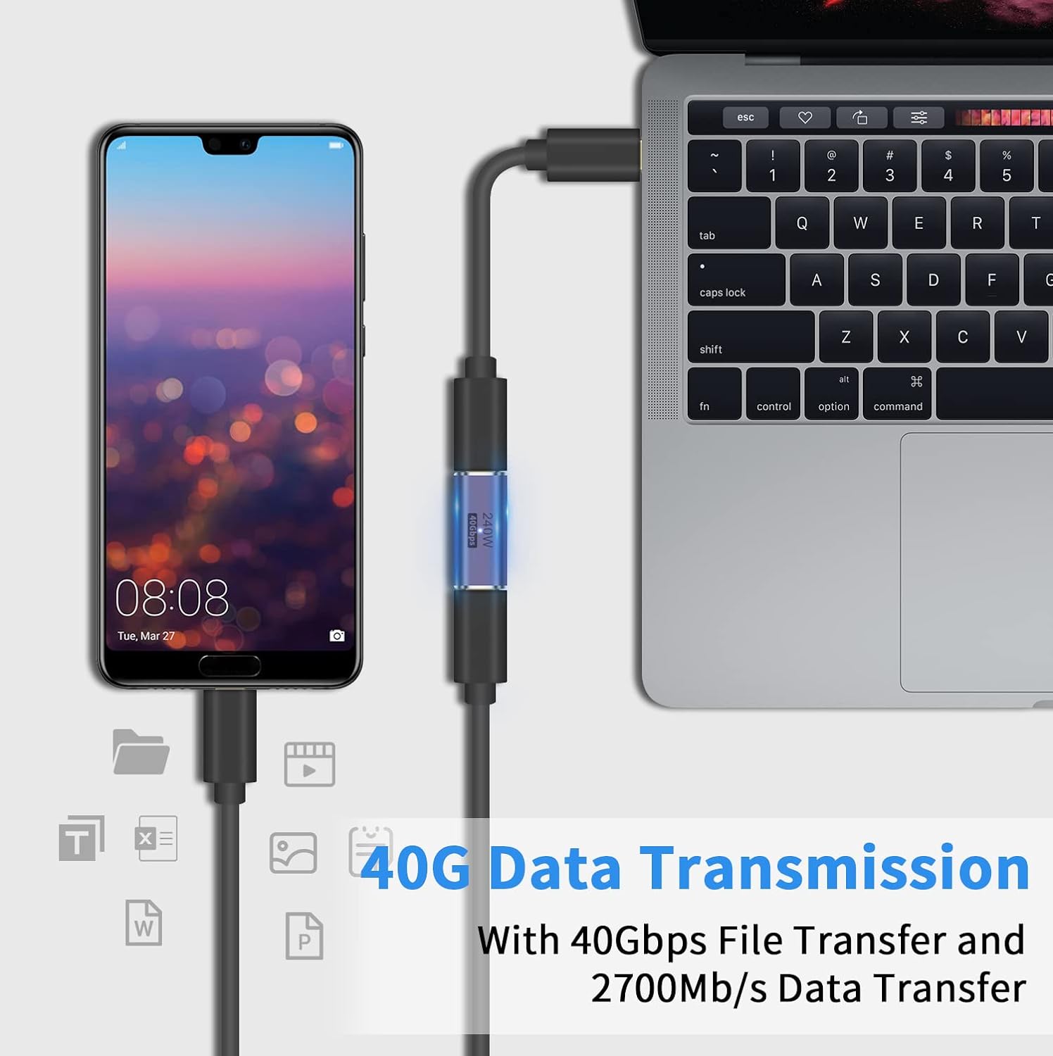 Thumbnail 2 de Duttek 240W USB C Coupler