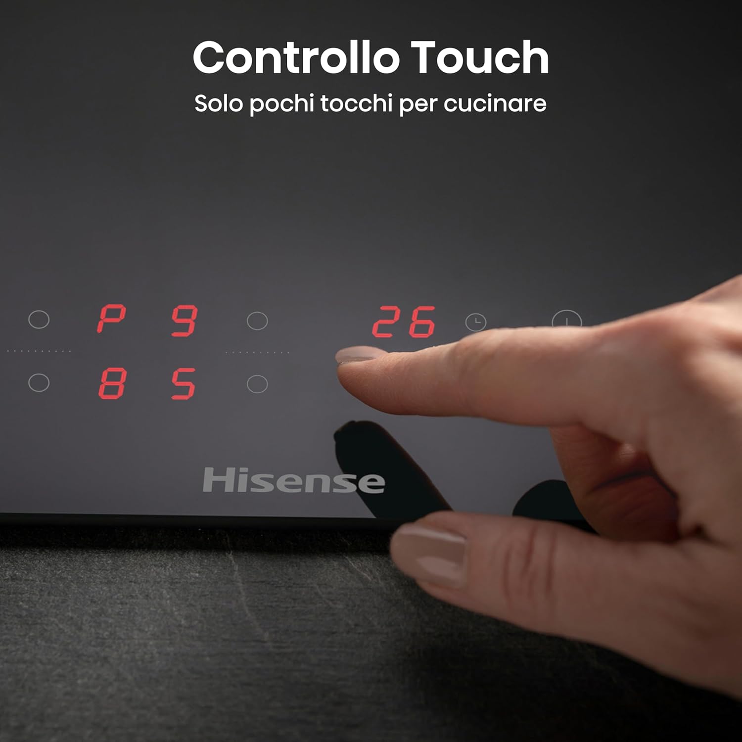 Thumbnail 5 de Hisense HIA64UK piano cottura a induzione 4 zone