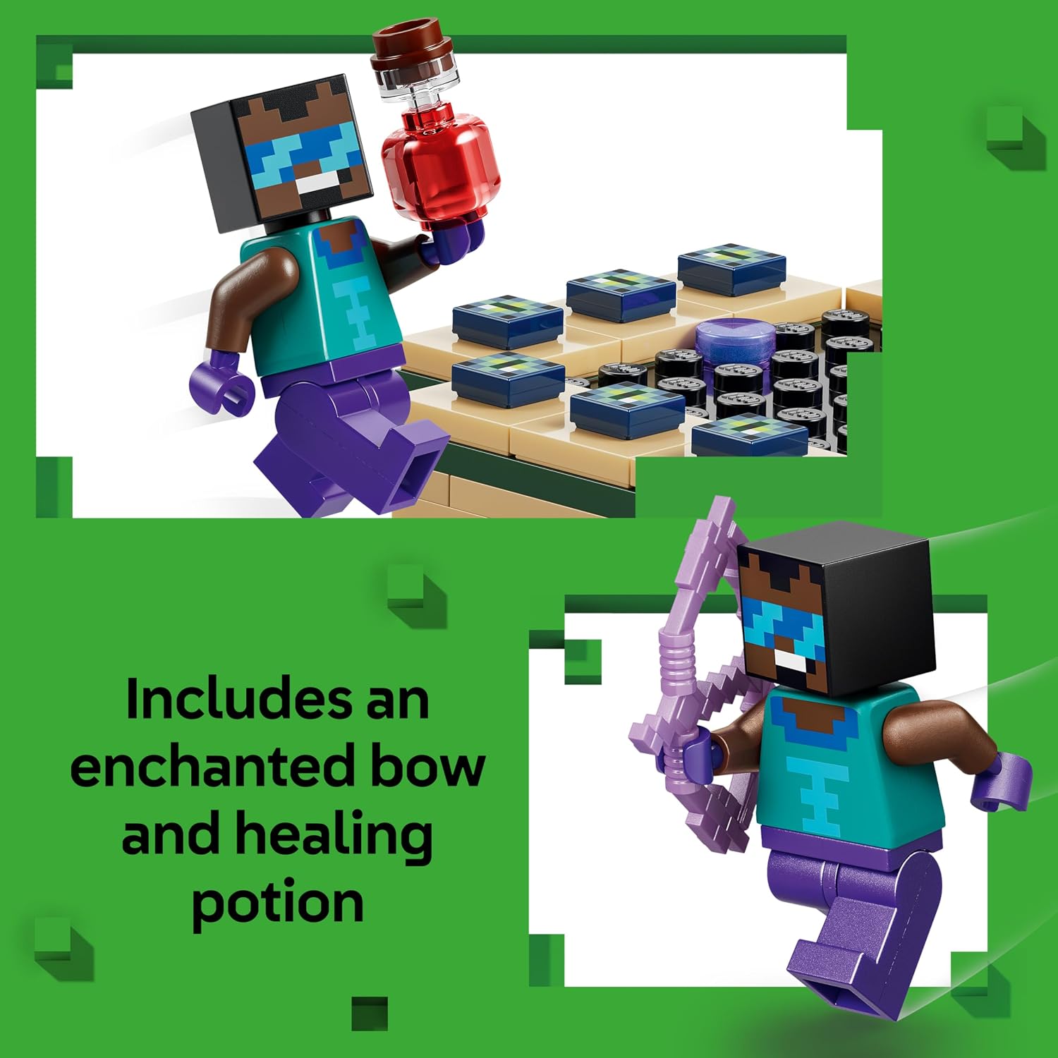 Thumbnail 2 de LEGO Minecraft 21584 portal journey set