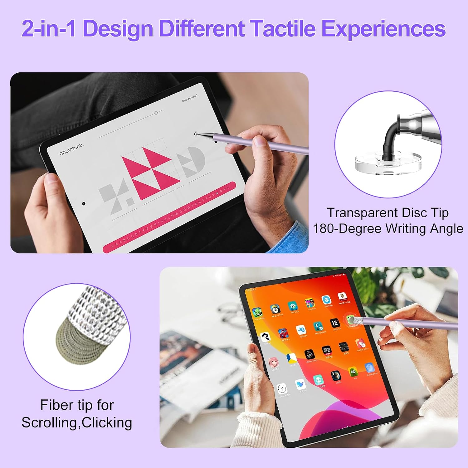 Detalle 2 de Zhao Cai Jin Bao K-518 Stylus Pens, 6-Pack with Disc and Fiber Tips