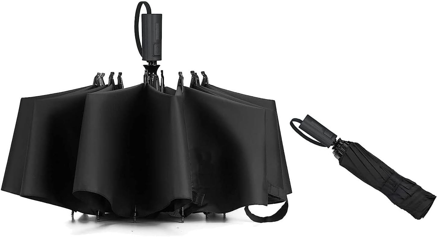 Detalle de ACEIken reverse close folding windproof travel umbrella – auto open/close compact compact and portable