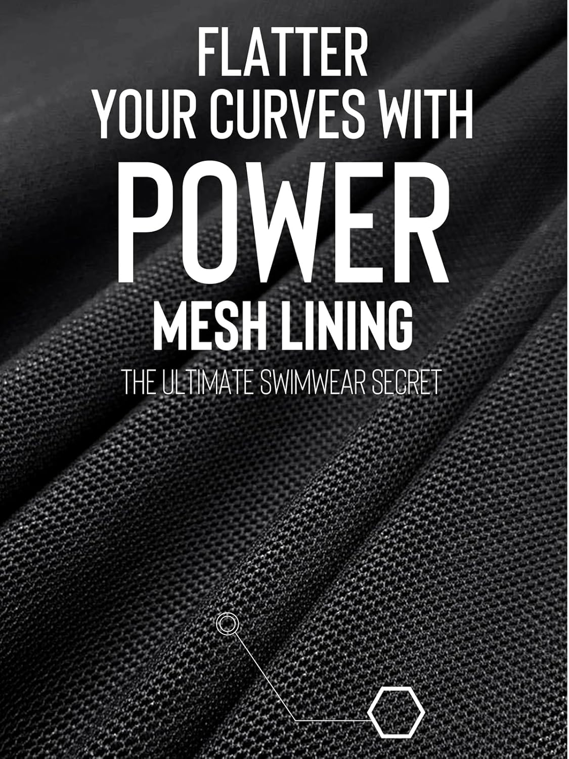 Thumbnail 5 de CUPSHE Women's One Piece Swimsuit with Tummy Control, Ruched Mesh and Asymmetric One-Shoulder Design