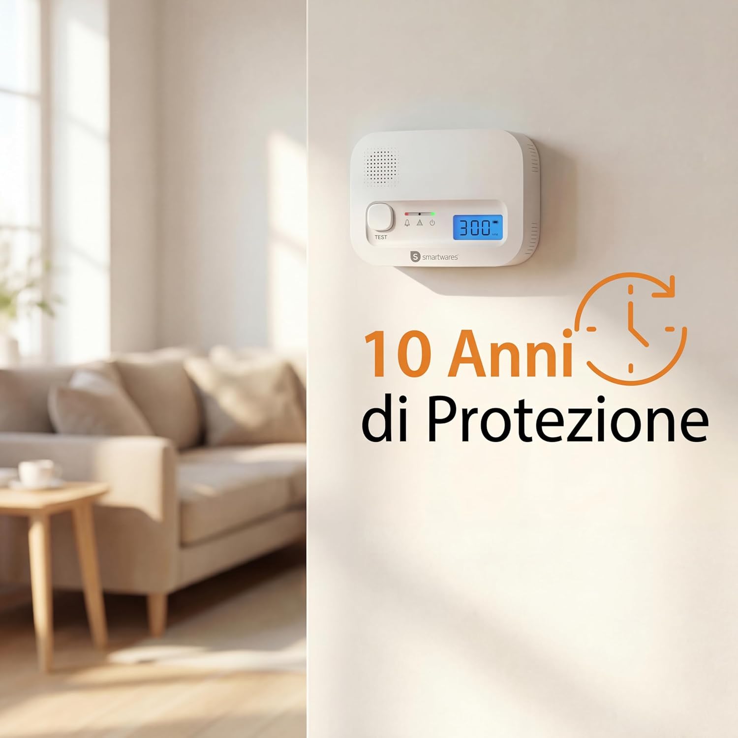 Thumbnail 6 de Smartwares FGA-13041 rilevatore CO 10 anni 🔔