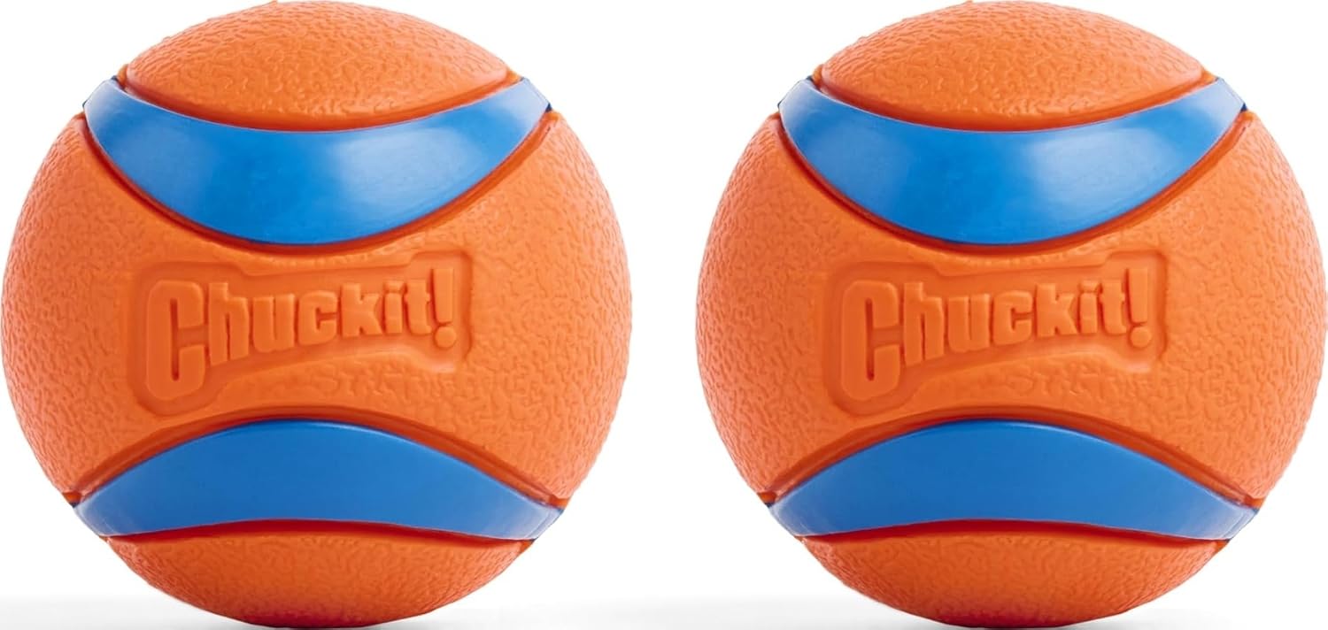 Detalle de Chuckit Ultra Ball Cane – Palla Multicolore M (Confezione 2) per lancio e nuoto
