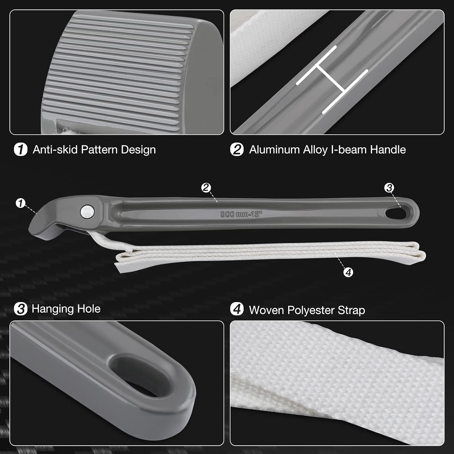 Thumbnail 4 de DURATECH 12" strap wrench for oil filters