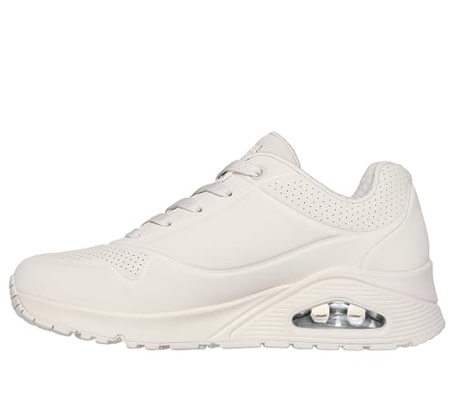 Detalle 2 de Skechers Femme Uno Stand on Air Racine — Baskets basses Blanche, 40 EU